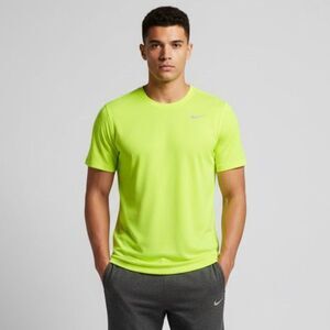 Nike Dri-FIT Neon Yellow Shirt Size Medium